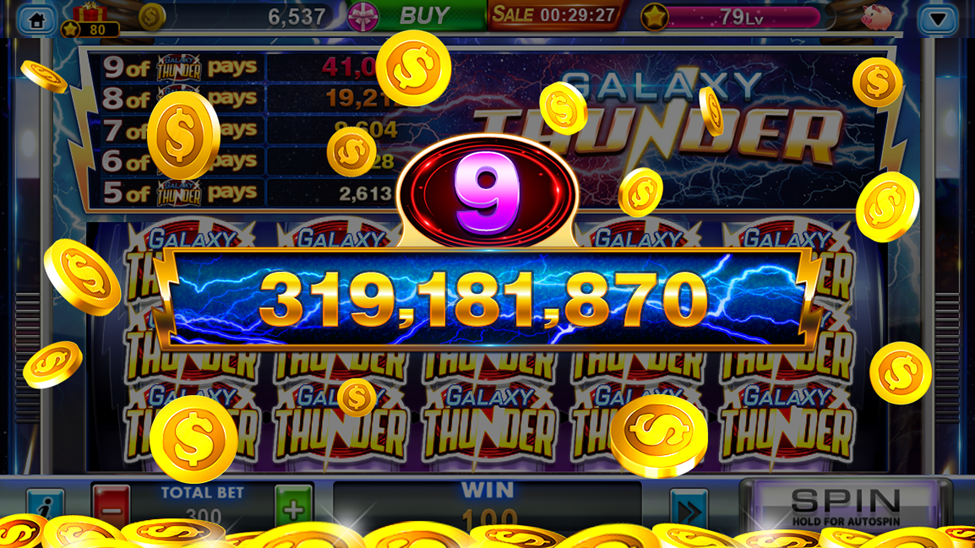 Ảnh chụp màn hình giao diện chính của ứng dụng Winbet